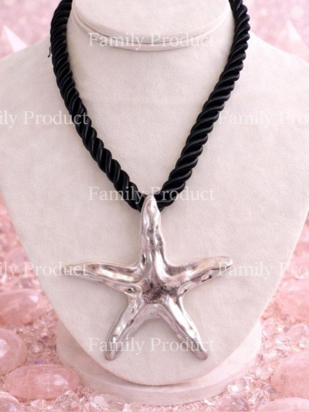 Silver Chain Necklace with Padlock Pendant